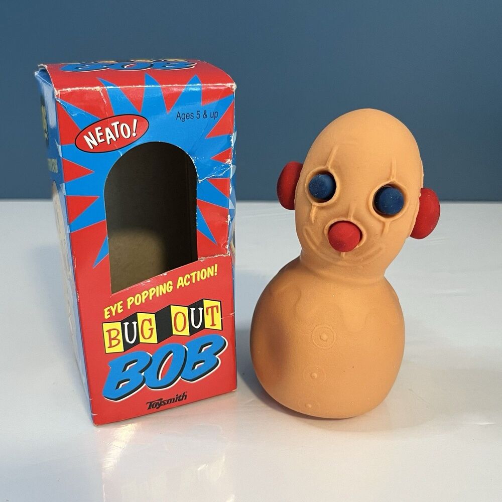 Toysmith Bug Out Bob Eye Popping Action Novelty Toy The Original